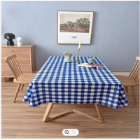 High Quality Polyester Material Rectangle Printed Restaurant Table Cloth